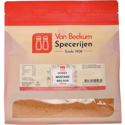 Afbeelding van Van Beekum Specerijen Honey Mustard BBQ Rub 1 kilo (hersluitbare stazak)