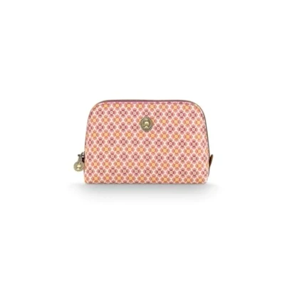 Afbeelding van Pip Studio Toilettas Coby Cosmetic Bag Triangle Small Mojo Pink