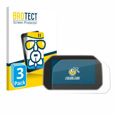 Afbeelding van BROTECT Screenprotector voor BMW R 1250 RS 2019 Connectivity TFT 6.5&quot; Folie Beschermfolie Beschermglas transparant (3 Stuks)