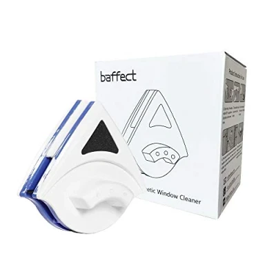 Afbeelding van Baffect Home Dubbelzijdige magnetische ruitenreiniger Ultrasterk Glasreinigingsborstel voor beide zijden Ruitenwissergereedschap met ergonomisch handvatontwerp hoogbouw en autoruiten Dikte 3 8 mm