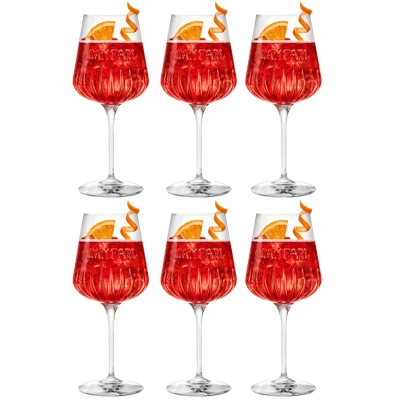 Afbeelding van Campari Spritz Glazen 450 ml Officieel Glas 6 stuks