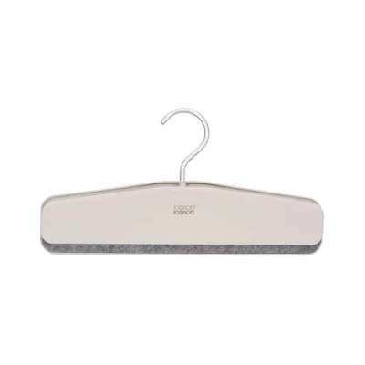 Afbeelding van Joseph Orderly Easy Grip Broekhangers, Set van 2, Enkele Clip Design voor Broeken/Rokken, Zachte Viltgreep, Zware Haak, Gerecycled Plastic