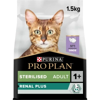Afbeelding van Purina PRO PLAN STERILISED Volwassen katten droogvoer 1,5 kg Kalkoen
