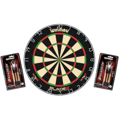 Afbeelding van Winmau Blade 6 Dartbord Professioneel Sisal Inclusief Steeldarts