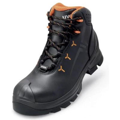 Afbeelding van uvex 2 MACSOLE® 6523244 Hoge veiligheidsschoenen ESD S3 Schoenmaat (EU): 44 Zwart, Oranje 1 paar