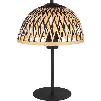 Afbeelding van Globo tafellamp Colly zwart metaal 25 cm Ingebouwde LED module en E27 fitting 15767T