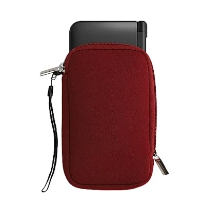 Afbeelding van kwmobile hoes compatibel met Nintendo 3DS XL handheld gameconsole neopreen in bordeaux