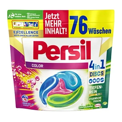 Afbeelding van Persil Color 4 in 1 schijven, 76 wasladingen, 1,9 kg