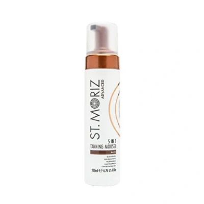 Afbeelding van St. Moriz 5 in 1 Tanning Mousse Dark 200ml