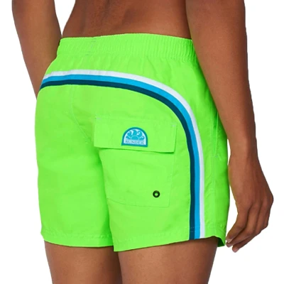 Afbeelding van Sundek Elastic Waist Mid length Swimshort Fluo Green l