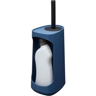 Afbeelding van WC Borstel Tiger Tess Vrijstaand Opbergruimte Met Swoop® Flexibel Blauw Zwart