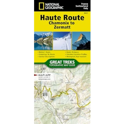 Afbeelding van Haute Route (Chamonix Zermatt) (France, Switzerland) 1:50 000: Chamonix Zermatt Switzerland): 4001
