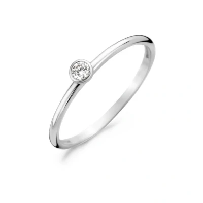 Afbeelding van Blush 14 Karaat Witgouden Ring1198WZI/54 (Maat: 54)