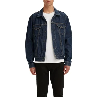 Afbeelding van Levi&#039;s THE Trucker Jacket Spijkerjas, Heren, Maat: XXL, Med indigo