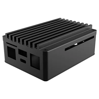 Afbeelding van Akasa Skyline Pro, premium ventilatorloze aluminium behuizing voor Asus Tinker board 2 &amp; 2S, kern en thermische pad inbegrepen, stil single computerchassis, A RA11 M3B