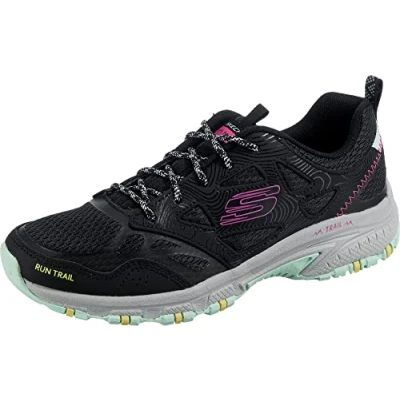 Afbeelding van Skechers 149821 Blpk Sneakers voor dames, Zwart Lederen Mesh Multi Trim, 38.5 EU