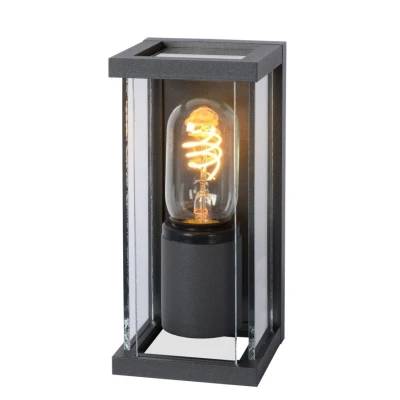 Afbeelding van Lucide CLAIRE MINI Wandlamp Buiten 1xE27 IP54 Antraciet
