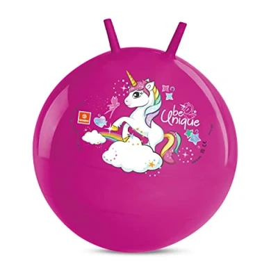 Afbeelding van Mondo 06/601 Känguru Drinnen &amp; Draußen wiederaufblasbar Sprungball Junge/Mädchen 06601 KANGAROO UNICORN Toys Design Indoor Outdoor Opblaasbare Jongen/Meisje 06601, Veelkleurig, 50 cm
