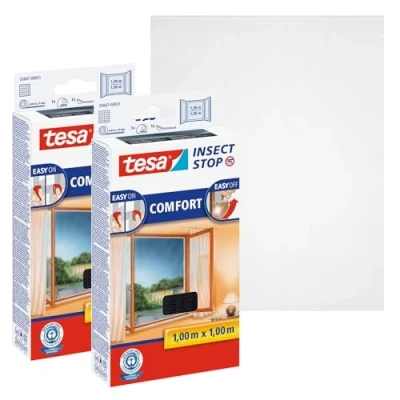 Afbeelding van tesa COMFORT 55667 00500 00 Vliegenhor (b x h) 1000 mm Antraciet 2 stuk(s)