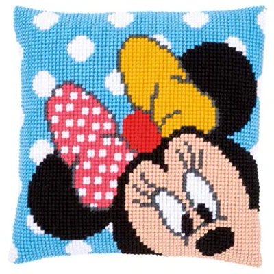Afbeelding van Vervaco Kruissteekkussen Minnie kiekeboe 0167234
