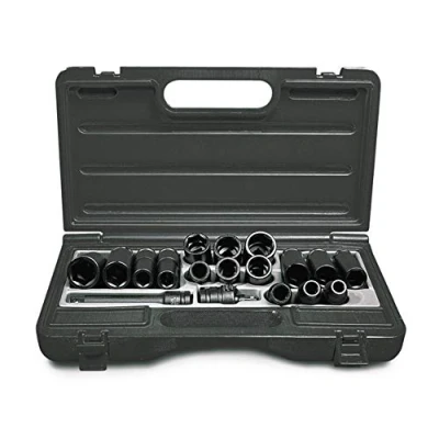 Afbeelding van Ingersoll Rand 1/2&quot; Drive Universele Metrische Socket Set SK4M14LN, (14 stuks), Doppenset Lang als Gereedschapset voor Auto