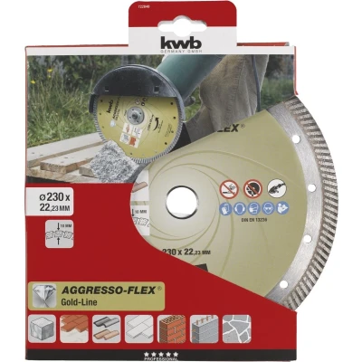 Afbeelding van KWB AGGRESSO FLEX® Gold Line DIAMANT doorslijpschijven ø 230 mm 722840