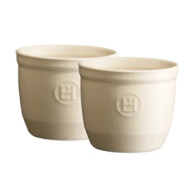 Afbeelding van Set 2 x Ramekin Schaal nr. 8, (10.08), Klei,