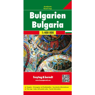 Afbeelding van Freytag &amp; Berndt Bulgarije Wegenkaart Kleurloos Reisboeken Kaarten