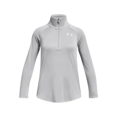 Afbeelding van Under Armour Mädchen Oberteil UA Tech Graphic 1/2 Zip Gray M (US YMD)