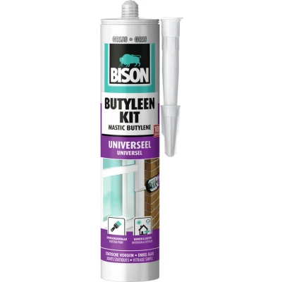 Afbeelding van Butyleenkit Grijs Koker 300 ml Bison