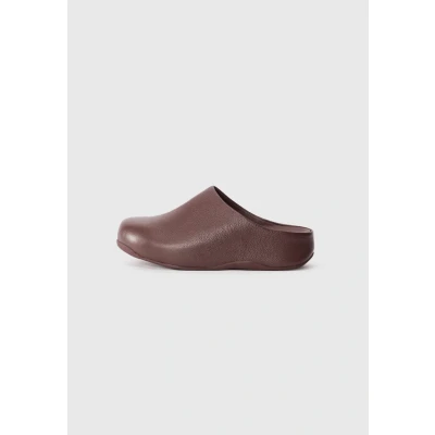 Afbeelding van Fitflop SHUV Clogs, Dames, Maat: 43, Chocolat Leer