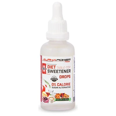 Afbeelding van ALPHAPOWER FOOD Calorie free Sucralose Sweetener I Diet Sugar Substitute 50ml Pure, replacement &amp; Alternative