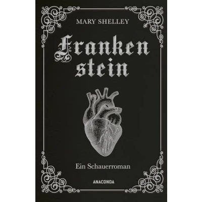 Afbeelding van Frankenstein. Ein Schauerroman: Das Meisterwerk der englischen Romantik gebunden in Cabra Leder mit Silberprägung: 20