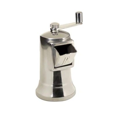 Afbeelding van Louis Tellier N4153 roestvrijstalen pepermolen, zilver, klein, 19,2 cm x 6,6 5,8
