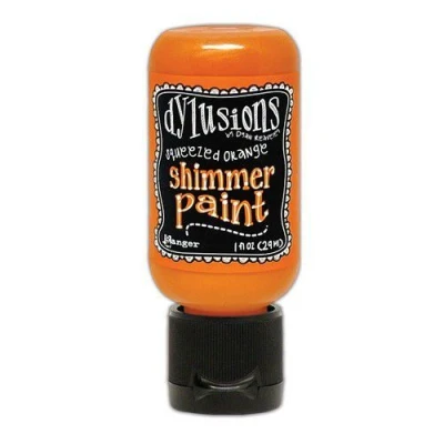 Afbeelding van Ranger Dylusions Shimmer Paint Flip Cap Bottle Squeezed Orange DYU81463 Dyan Reaveley (09 22)