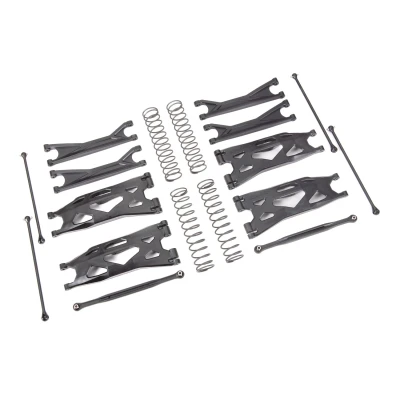 Afbeelding van Traxxas TRX7895 Ophangingsset, X Maxx WideMaxx, zwart