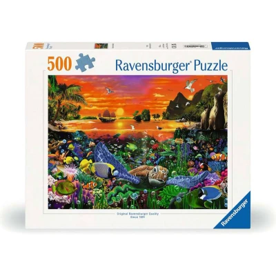 Afbeelding van Ravensburger Legpuzzel Schildpad In Het Rif, 500st.