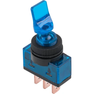 Afbeelding van SCHAKELAAR ‘ON/OFF’ 12V 20A BLAUW 3 polig