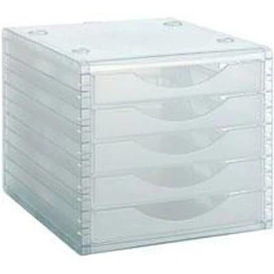 Afbeelding van Modulaire archiefkast Archivo 2000 ArchivoTec 5 lades Transparant 34 x 27 26 cm