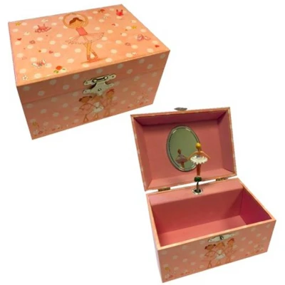 Afbeelding van Simply For Kids Juwelendoosje Met Muziek En Ballerina Polkadot