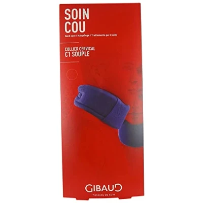 Afbeelding van Gibaud C1 Zachte Cervicale Kraag Navy Blauw Size 2