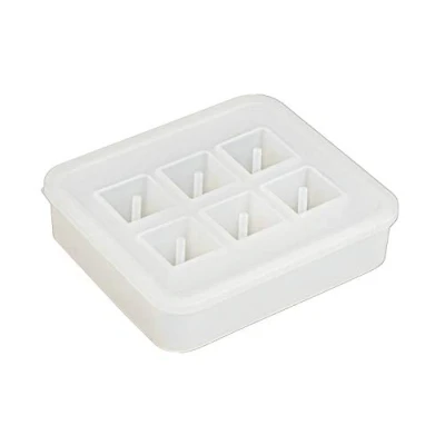 Afbeelding van Rayher 35042000 siliconen gietvorm dobbelsteen, elk 16 x mm, sieradenhanger, vorm om uit te gieten met giethars ArtResin, sieraden beton, raysin gietpoeder, wit