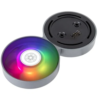Afbeelding van SilverStone Technology IMF70 ARGB, eigen 70 mm ventilatorset voor het upgraden van de all in one vloeistofkoeler uit IceMyst serie, SST ARGB