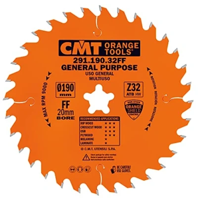 Afbeelding van CMT Hm zaag Ø 190 x 2,6 FF z=32 wisseltand