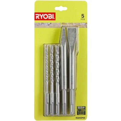 Afbeelding van Ryobi RAKSP05 5 delig SDS+ Boor Set 5132004837