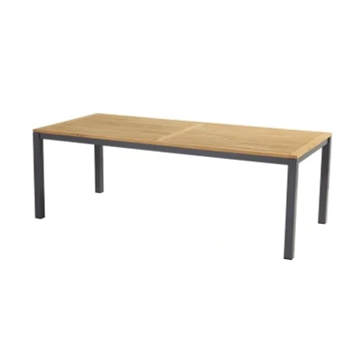 Afbeelding van Hartman Sonata Tuintafel 220 X 100 Xerix Teak Kleurloos Tuintafels