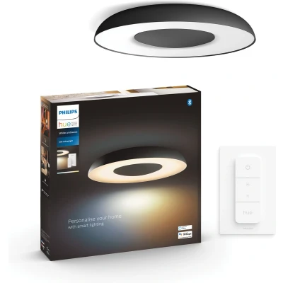 Afbeelding van Philips Lighting Hue LED plafondspots 871951434135700 White Amb. Still Deckenleuchte schwarz 2400lm inkl. Dimmschalter 22.5 W