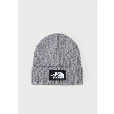 Afbeelding van The North Face LOGO BOX Cuffed Beanie Unisex Muts, Maat: One Size, Medium grey