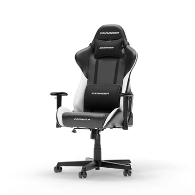 Afbeelding van DXRacer FORMULA L Zwart &amp; Wit PVC Kunstleer de Originele Gamingstoel