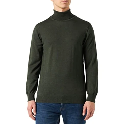 Afbeelding van Casual Friday Konrad ROLL NECK Trui, Heren, Maat: Large, Deep forest melange